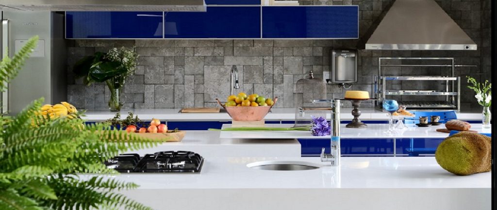 Silestone Blanco Zeus Quartz Kitchen Worktops